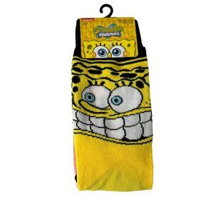 SpongeBob & Patrick Socks Men’s Fun Cartoon Nickelodeon Novelty Gift New